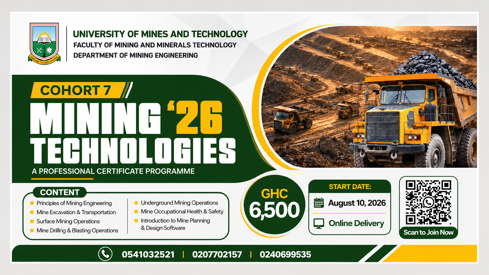 Professional Certificate in Mining Technologies